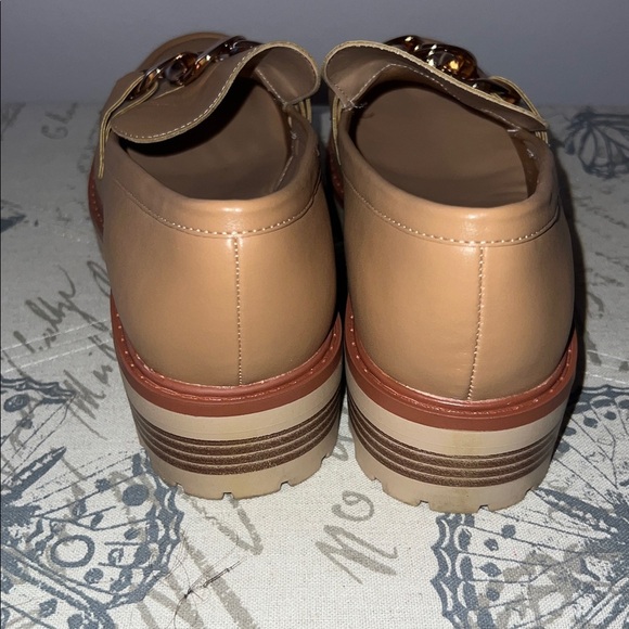 Tan Chain Loafers - Picture 4 of 5